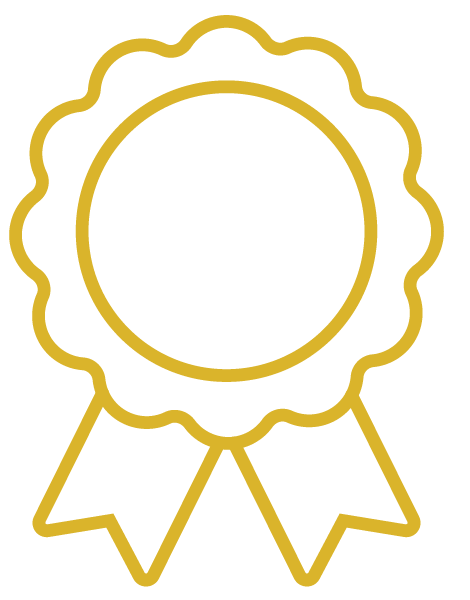 Recognition of service ribbon icon